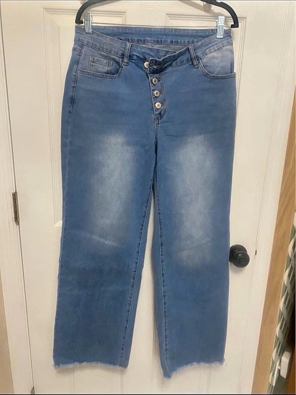 Hudson Straight Leg Jeans in Blue Waist 12